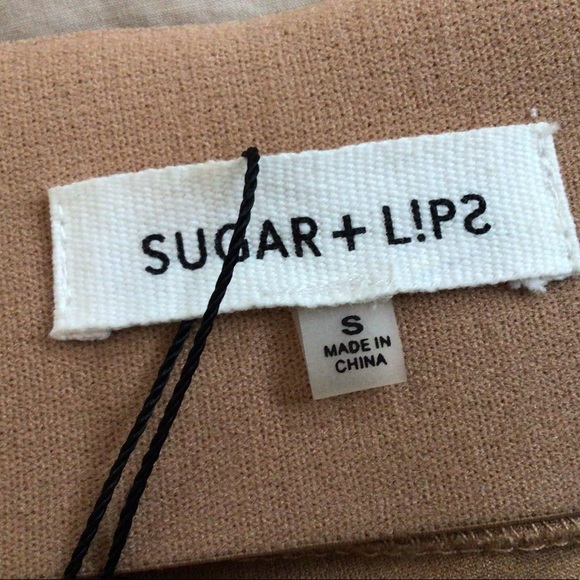 Sugarlips faux suede leggings, size Small New with tags - Picture 6 of 8